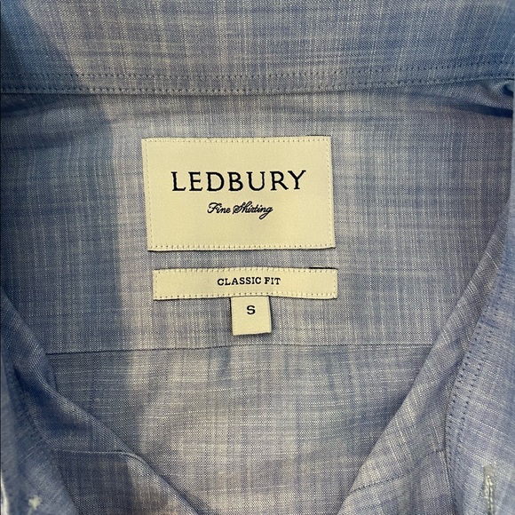 Ledbury Button Down Dress shirt - size small Like New Condition - Picture 2 of 6